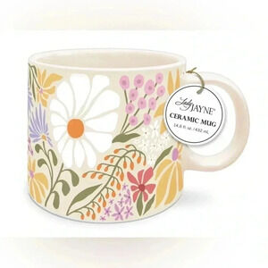 Lady Jane Flower Market Wildflowers Coffee Tea Hot Chocolate Soup Mug Cup